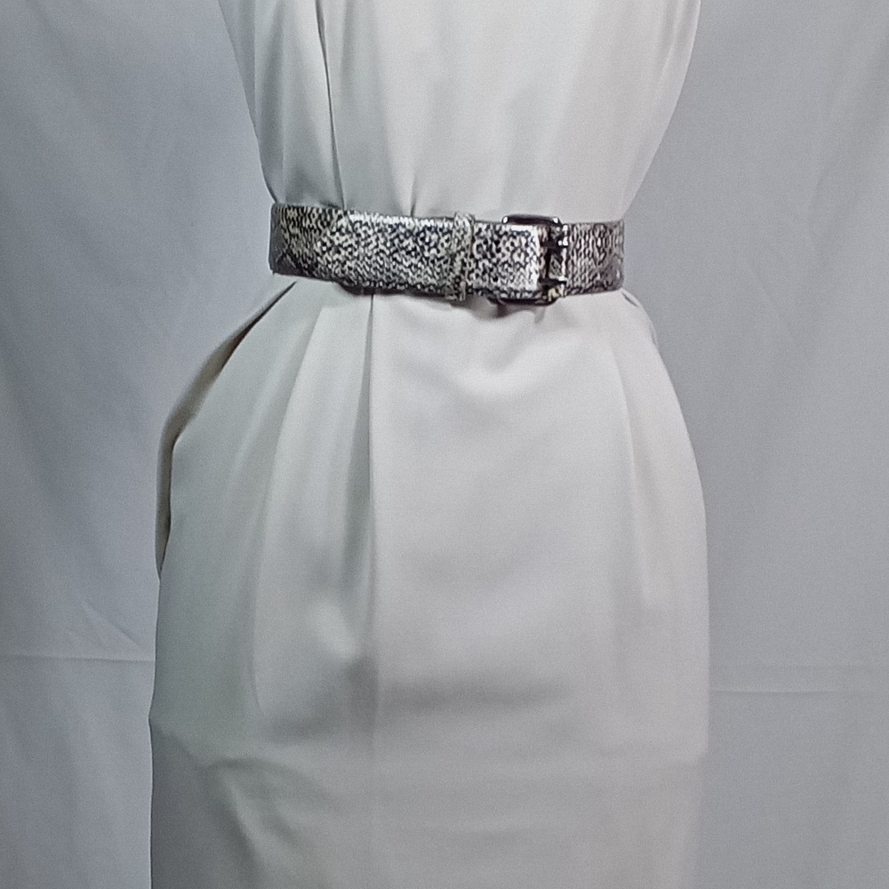 CALVIN KLEIN Sheath Dress W/ Matching Belt